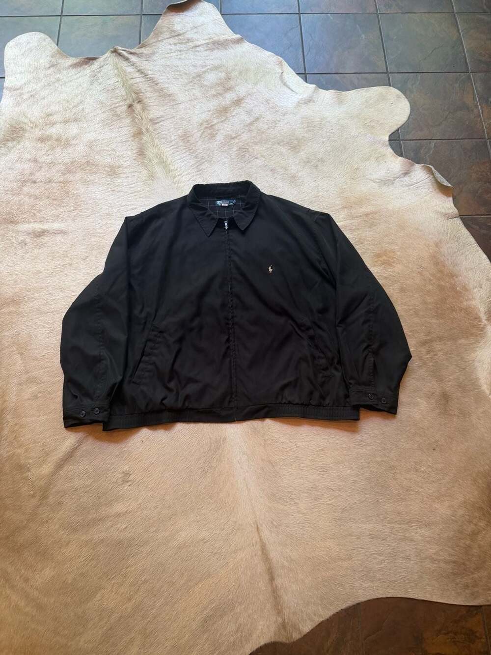 Black Polo Ralph Lauren Vintage polo ralph lauren jacket flannel lined